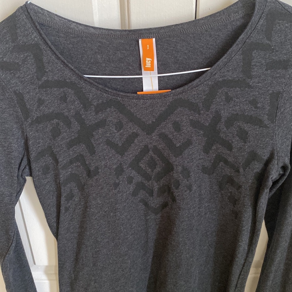 Lucy Long Sleeve Scooped Neck Top/NWT